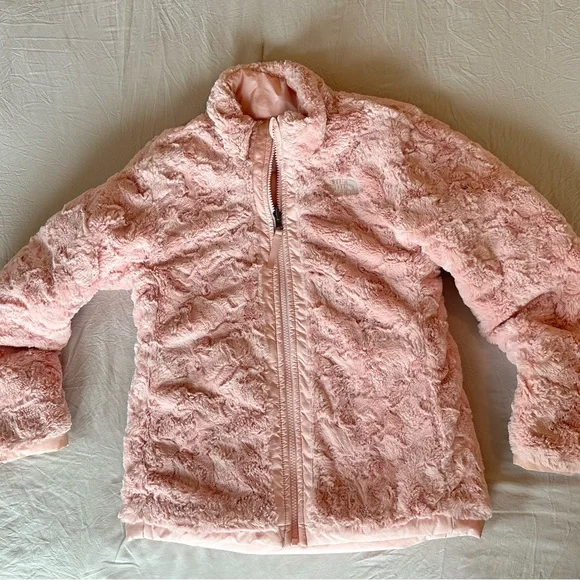 The North Face Reversible Mossbud Swirl Jacket Girls - Picture 7 of 11